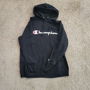 Champion Black Athletic Hoodie
